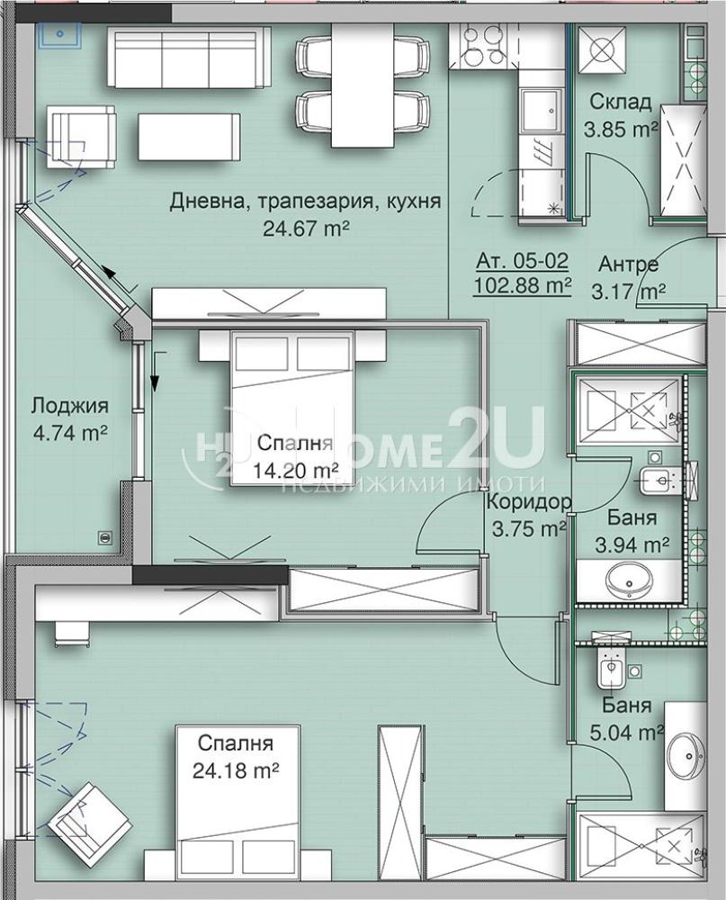 Продава 3-СТАЕН, гр. София, Кръстова вада, снимка 7 - Апартаменти - 55652644