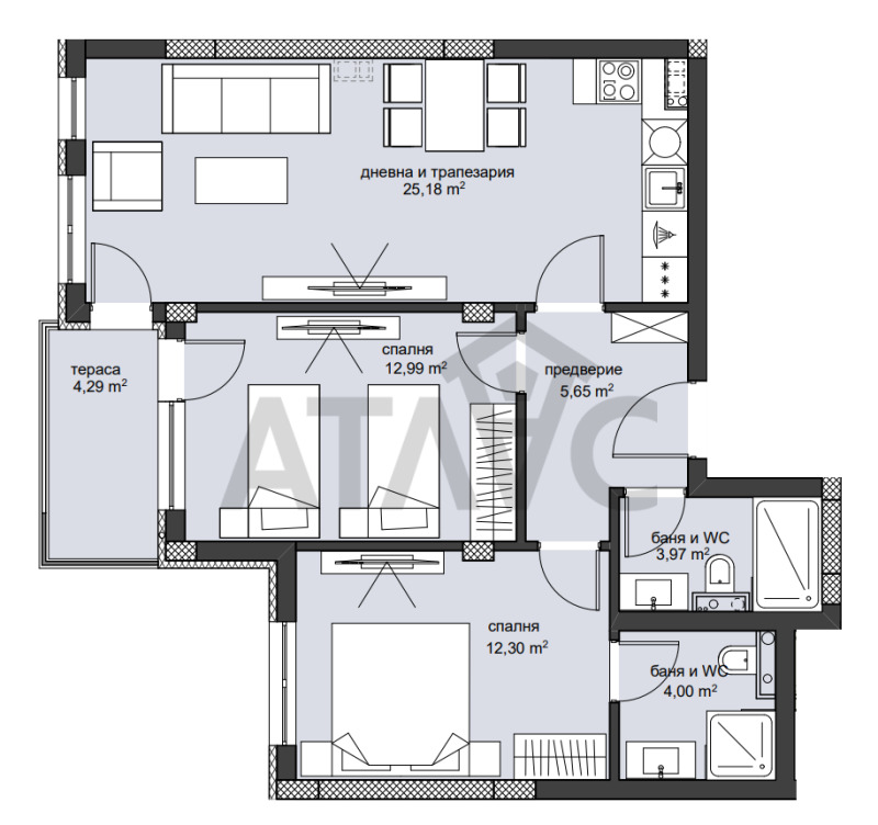 Продава 3-СТАЕН, гр. Пловдив, Христо Смирненски, снимка 11 - Aпартаменти - 48597021