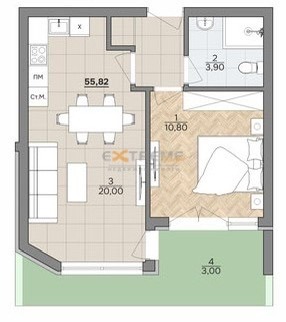 Продава 2-СТАЕН, гр. Варна, м-т Ален мак, снимка 4 - Апартаменти - 52652096