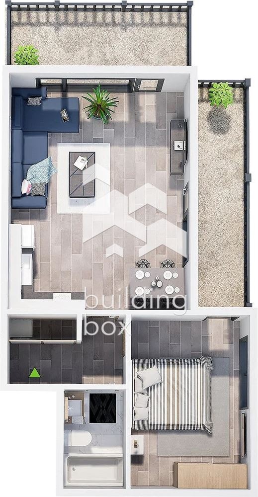 Продава 2-СТАЕН, гр. Пловдив, Христо Смирненски, снимка 3 - Апартаменти - 54566850