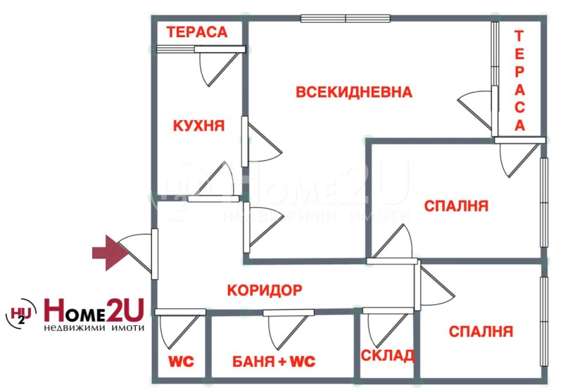 Продава 4-СТАЕН, гр. София, Овча купел 1, снимка 2 - Aпартаменти - 49559668