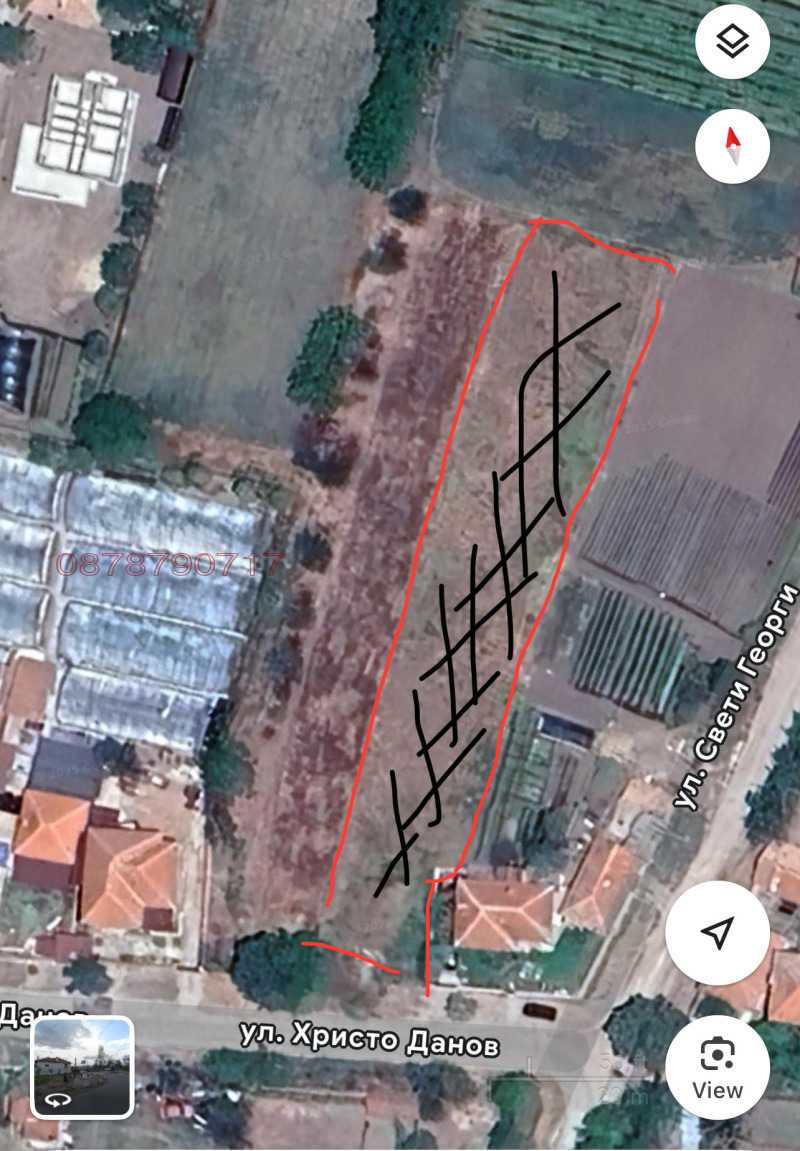 For Sale  Plot region Plovdiv , Tsalapitsa , 1700 sq.m | 26674903