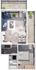 Продава  2-стаен град Пловдив , Христо Смирненски , 92 кв.м | 33887668 - изображение [3]