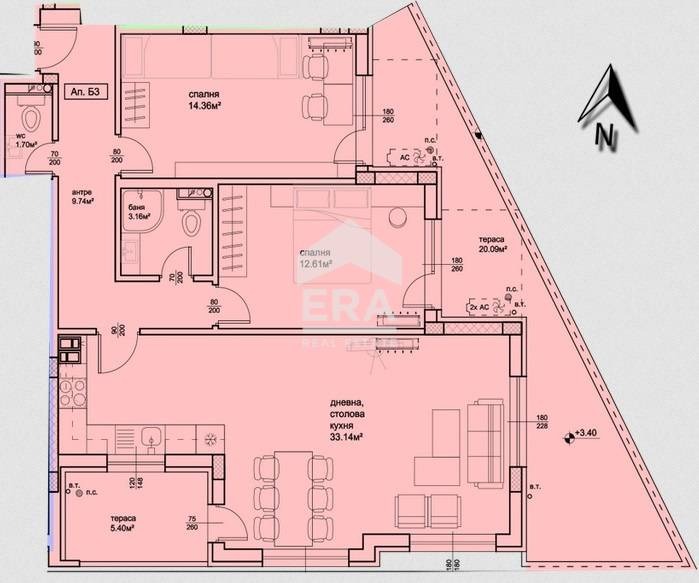 For Sale  2 bedroom Plovdiv , Hristo Smirnenski , 131 sq.m | 23146230 - image [6]