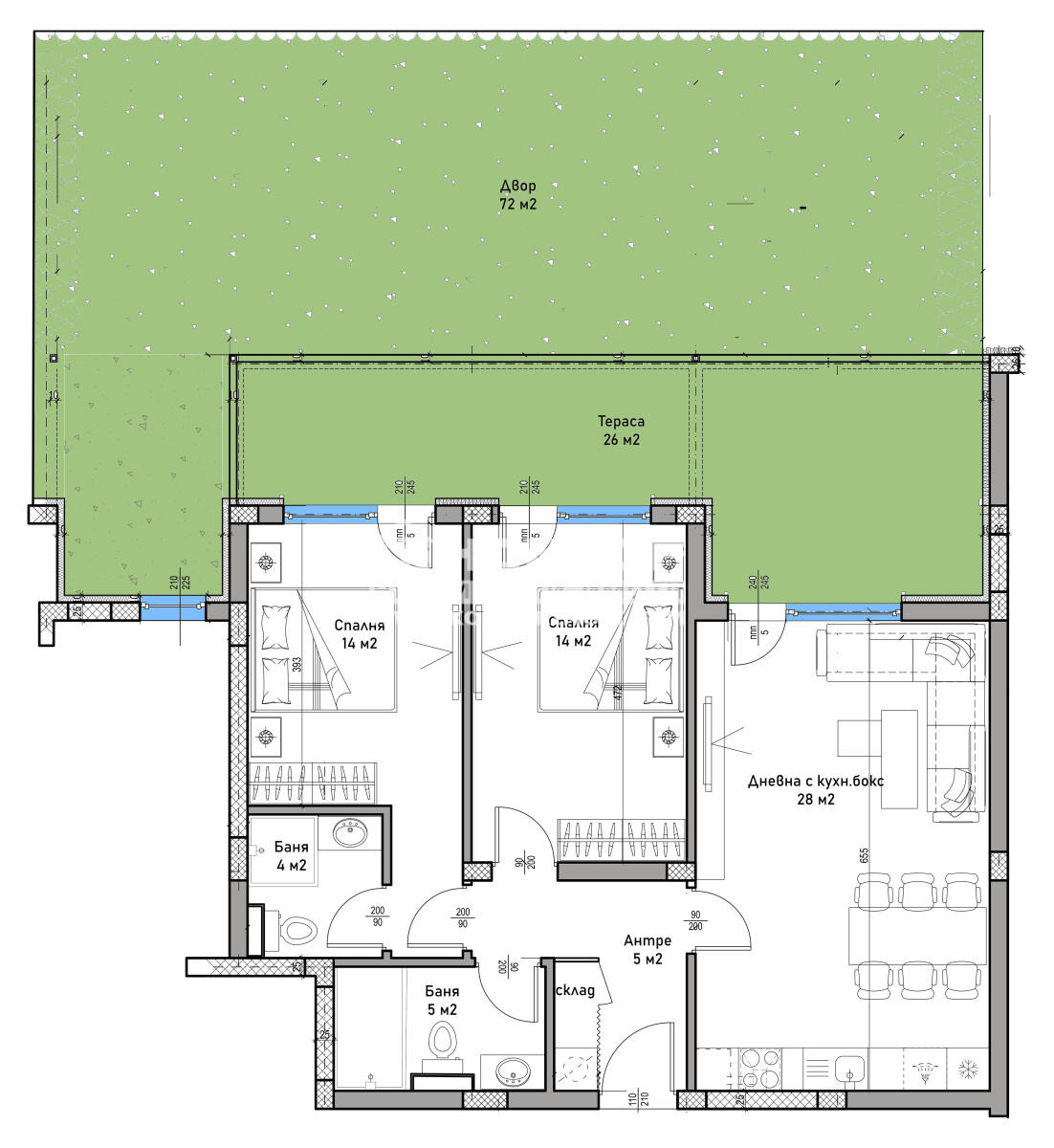 Продава 3-СТАЕН, гр. Пловдив, Христо Смирненски, снимка 2 - Апартаменти - 53724278