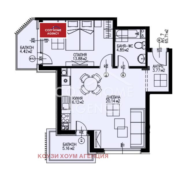Продава  2-стаен град София , Драгалевци , 80 кв.м | 89178718 - изображение [2]
