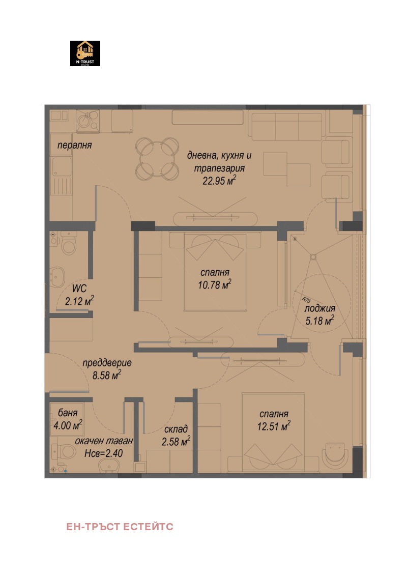 Продава  3-стаен град София , Малинова долина , 99 кв.м | 85956455