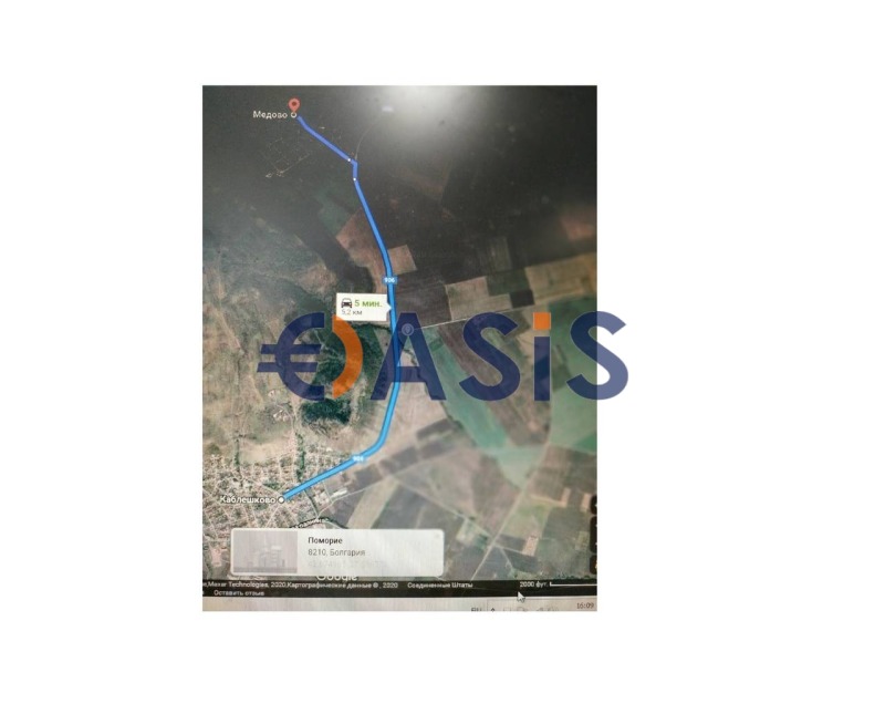 Продава  Парцел, област Бургас, гр. Каблешково • 46 700 EUR • ID 38654258 — holmes.bg - [1] 