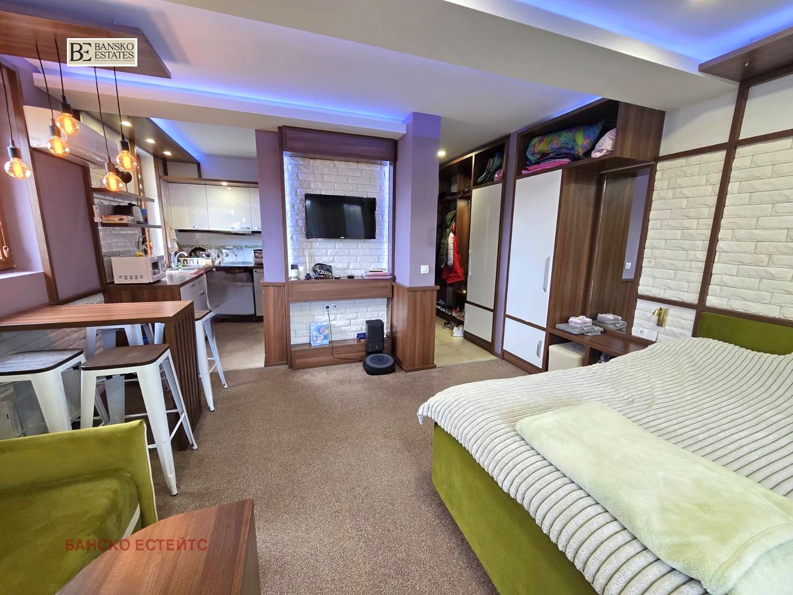 Продава 1-СТАЕН, гр. Банско, област Благоевград, снимка 3 - Апартаменти - 54262626