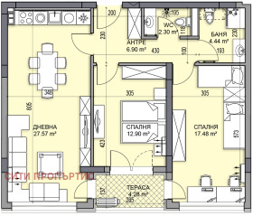 2 chambres Gagarin, Plovdiv 1