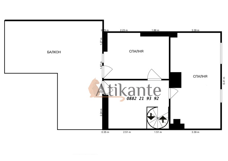 Продава 4-СТАЕН, гр. София, Център, снимка 14 - Апартаменти - 52810235