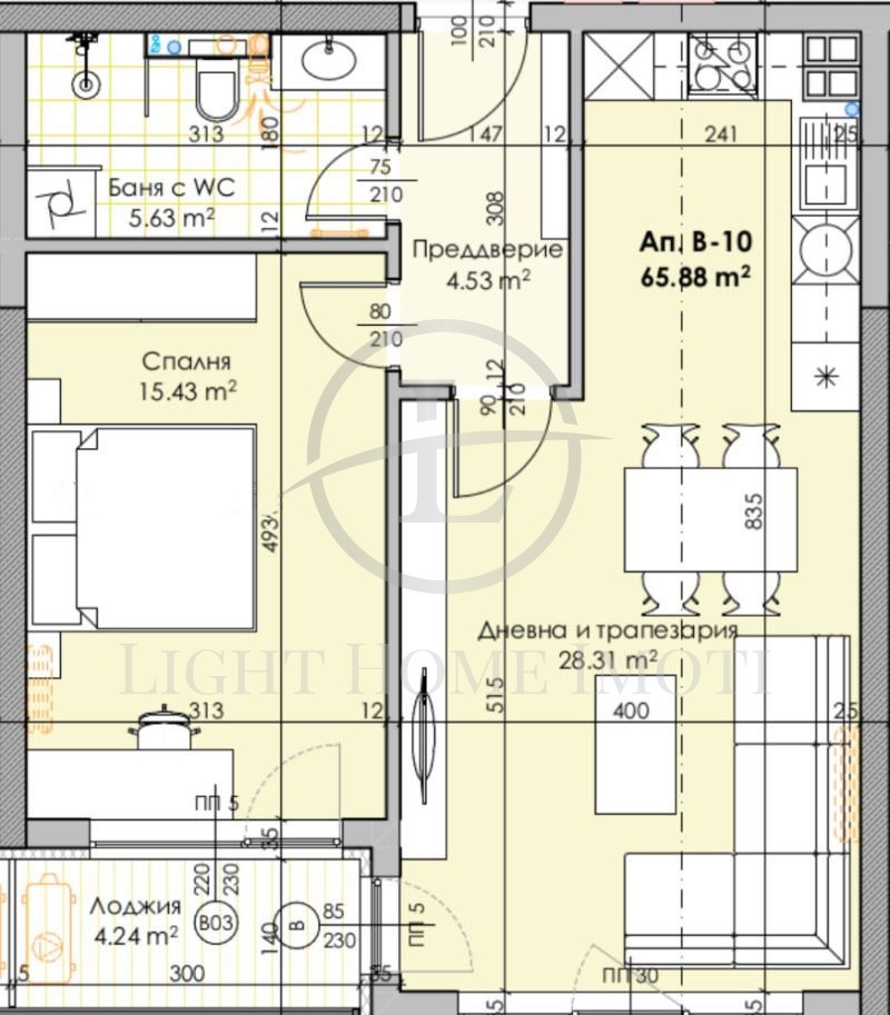 In vendita  1 camera da letto Plovdiv , Karshiiaka , 80 mq | 92293103 - Immagine [2]