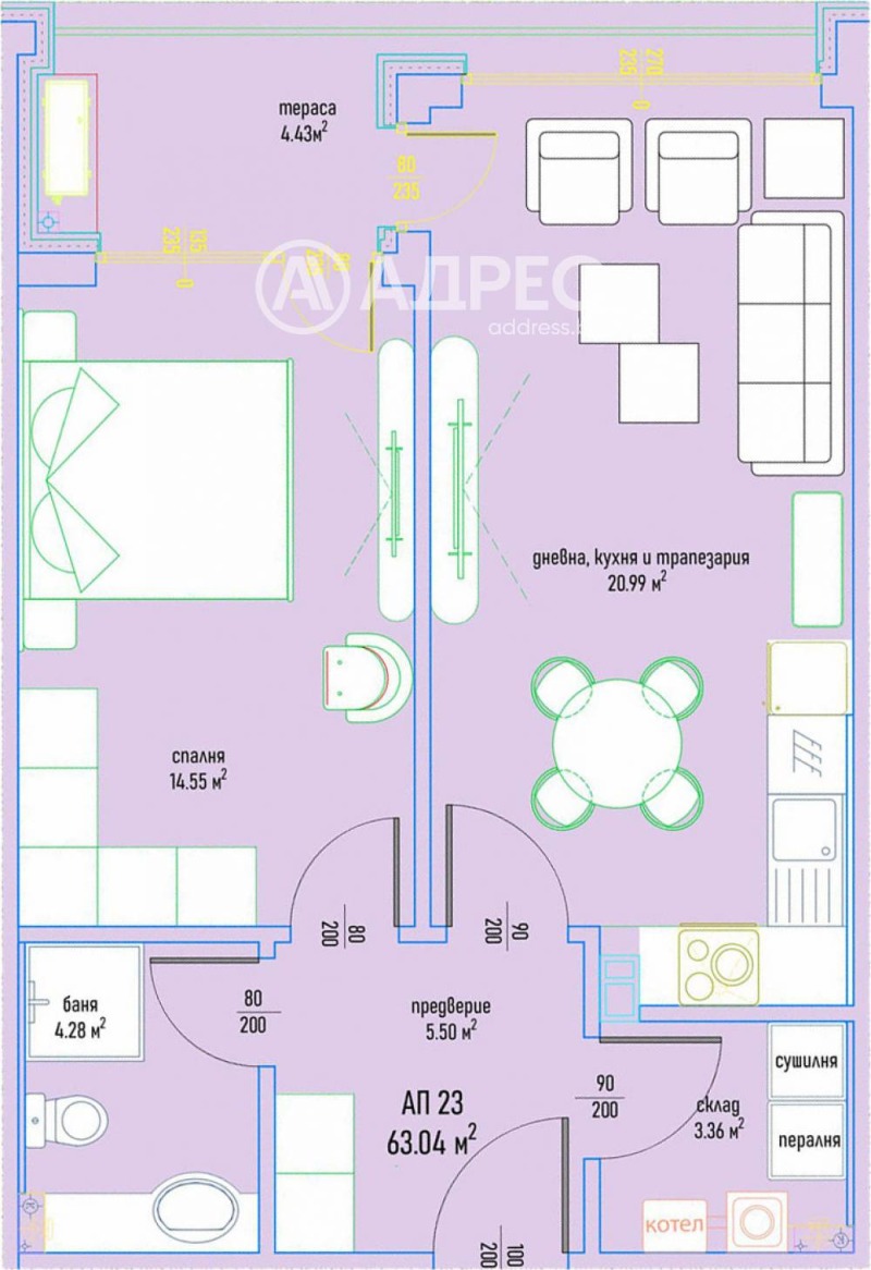 À vendre  1 chambre Sofia , Malinova dolina , 76 m² | 13876266 - image [4]