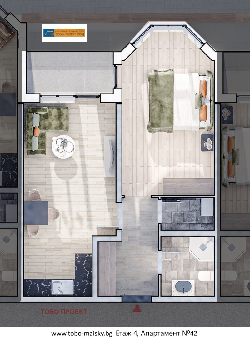 Te koop  1 slaapkamer Sofia , Ljulin 10 , 82 m² | 89344941 - afbeelding [2]