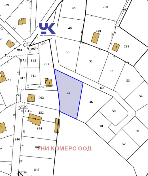 De vânzare  Complot regiunea Sofia , Heracovo , 511 mp | 83384062 - imagine [4]