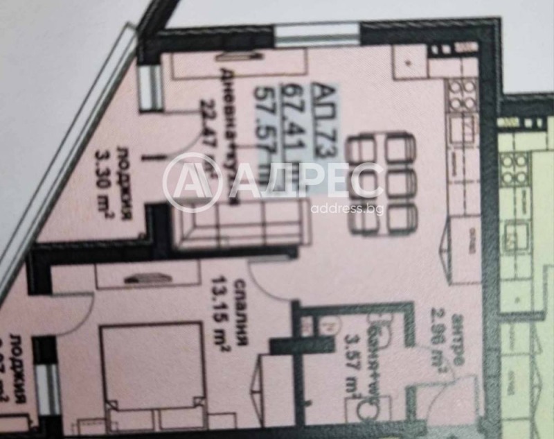 Продава 2-СТАЕН, гр. Бургас, област Бургас, снимка 5 - Апартаменти - 52524057