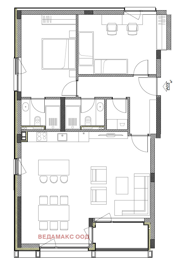 Продава 3-СТАЕН, гр. Варна, Свети Никола, снимка 2 - Апартаменти - 53616002