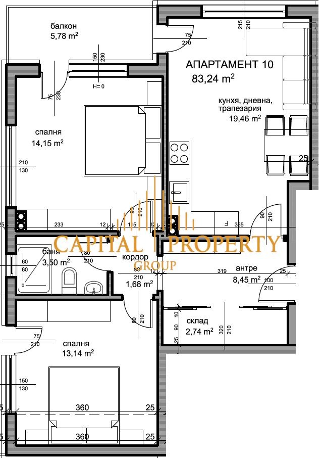 Продава 1-СТАЕН, с. Кранево, област Добрич, снимка 5 - Апартаменти - 53159732