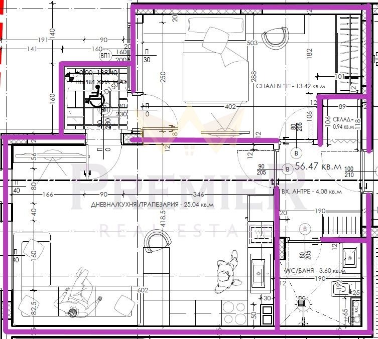 Te koop  1 slaapkamer Varna , Izgrev , 66 m² | 72230187 - afbeelding [2]