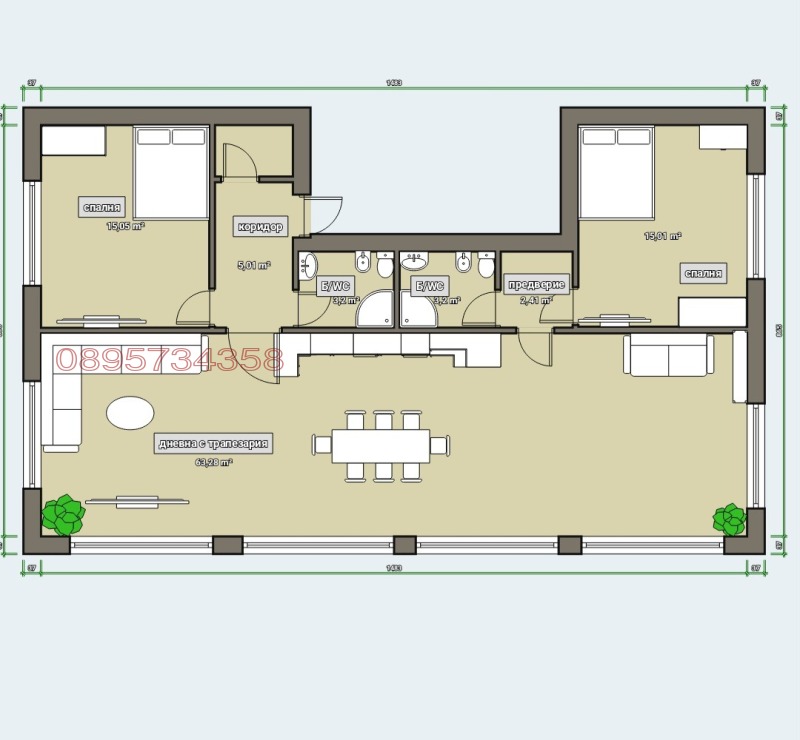 Продава 3-СТАЕН, гр. Варна, м-т Долна Трака, снимка 5 - Апартаменти - 52601956