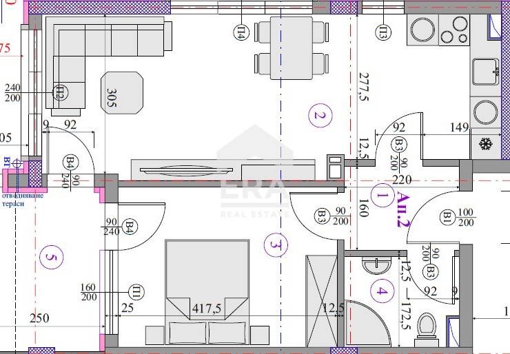 Продава  2-стаен град София , Малинова долина , 98 кв.м | 87427901 - изображение [5]