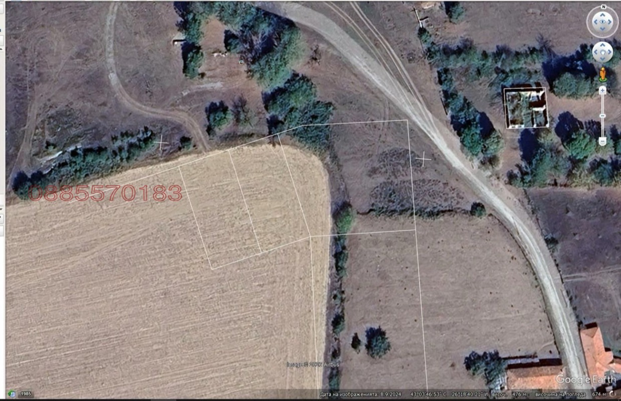 Продава ПАРЦЕЛ, с. Илийно, област Търговище