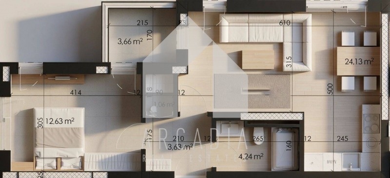 Продава 2-СТАЕН, гр. Пловдив, Христо Смирненски, снимка 3 - Апартаменти - 55886628