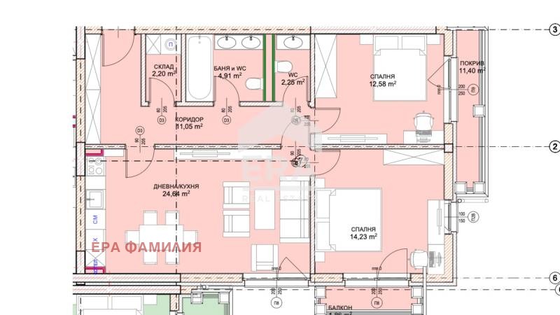 Продава 3-СТАЕН, гр. София, Малинова долина, снимка 1 - Aпартаменти - 49542186