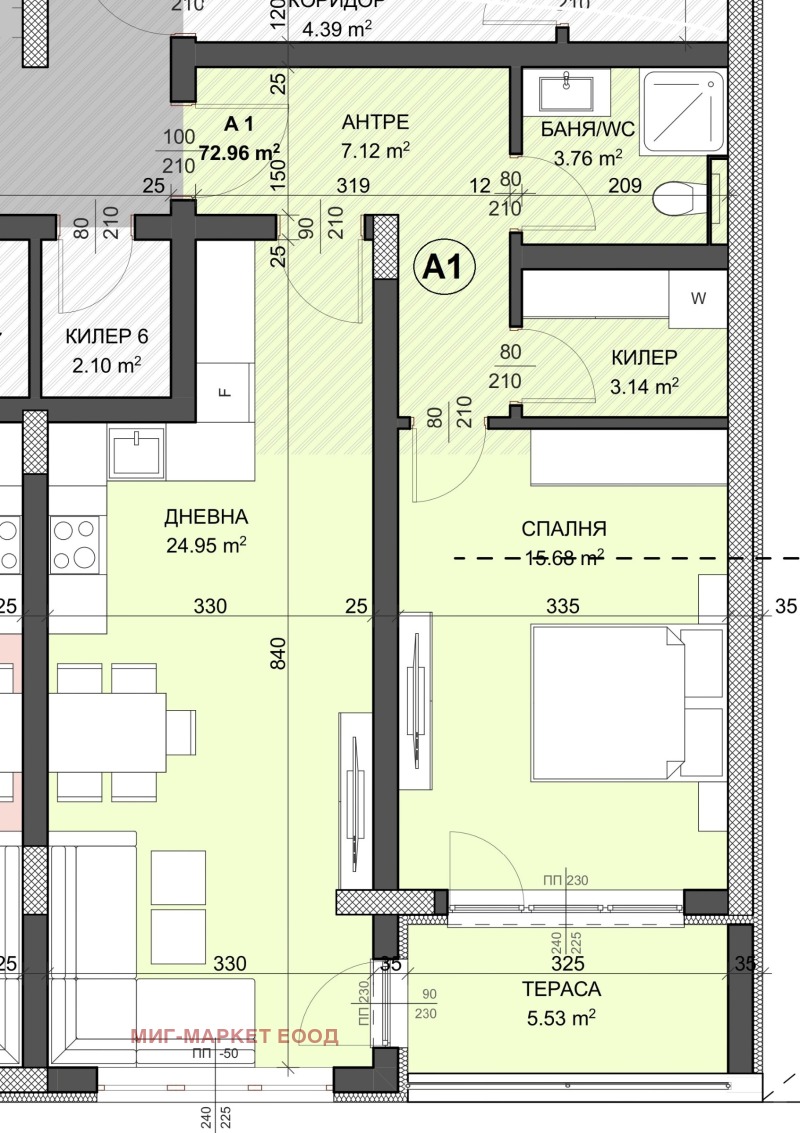 Продава  2-стаен, град Варна, Виница • 98 500 EUR • ID 33677723 — holmes.bg - [1] 