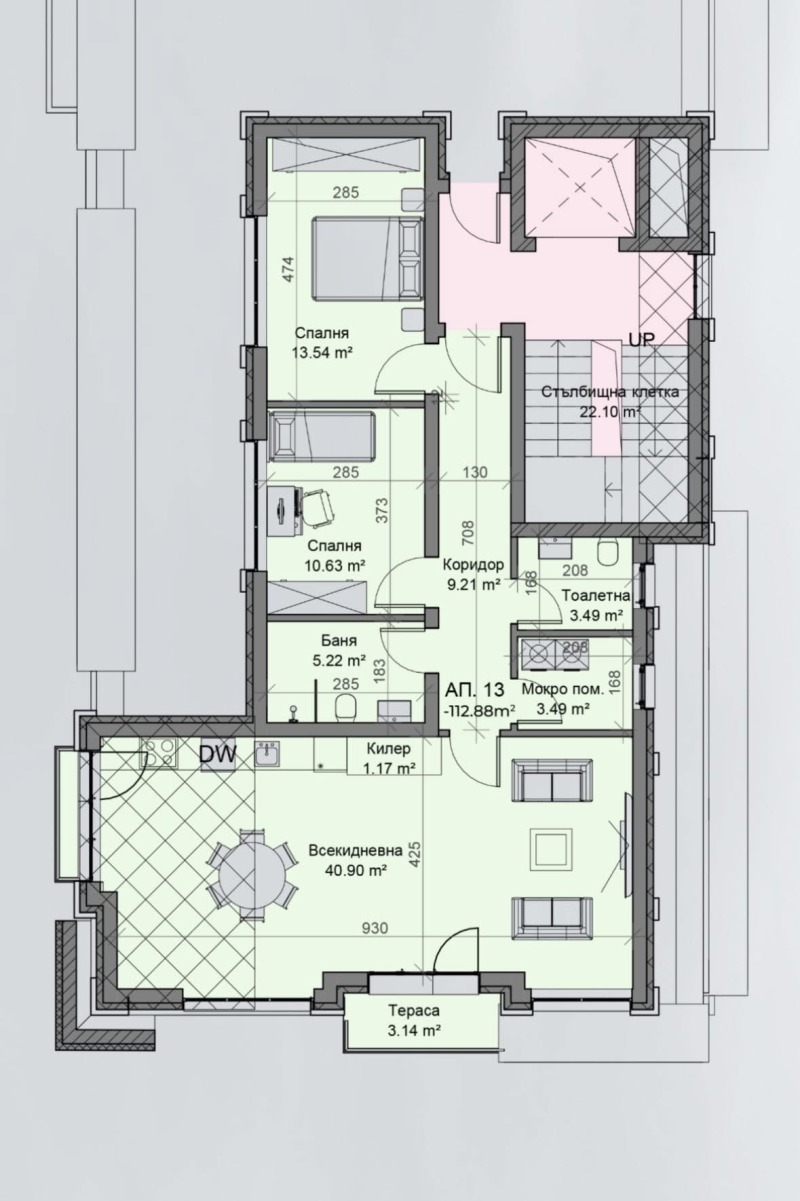 Продава 3-СТАЕН, град Перник, Център • 230000 € / 449840.90 лв. • 68803945 1