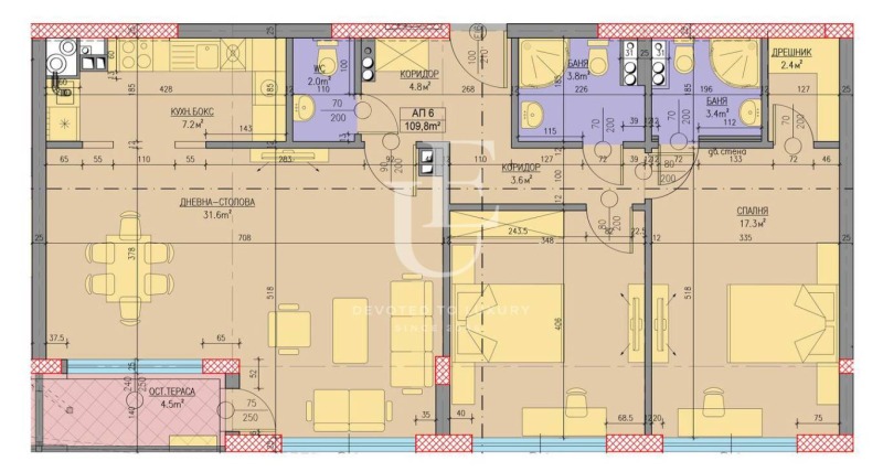 Продава 3-СТАЕН, гр. София, Лозенец, снимка 8 - Апартаменти - 53173700