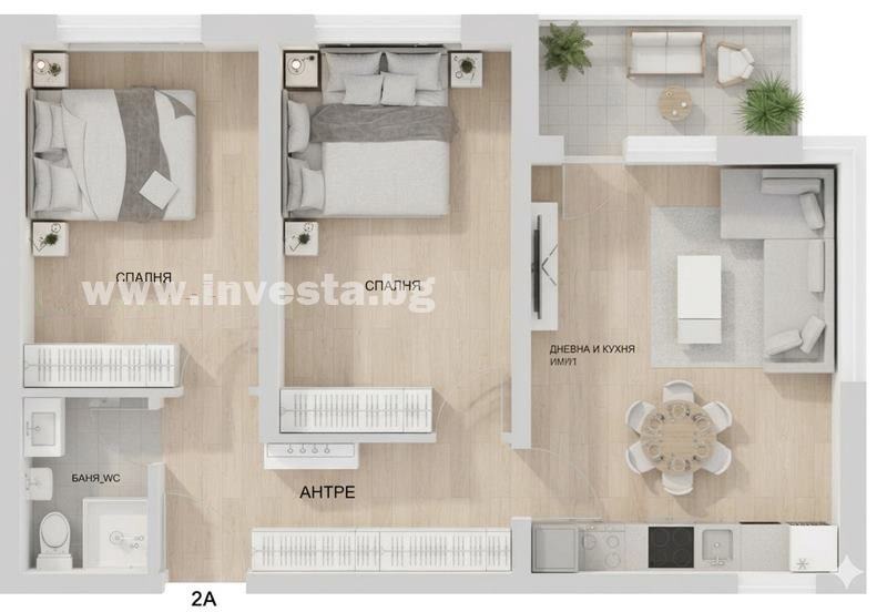 Продава 3-СТАЕН, гр. Пловдив, Христо Смирненски, снимка 5 - Апартаменти - 54062904