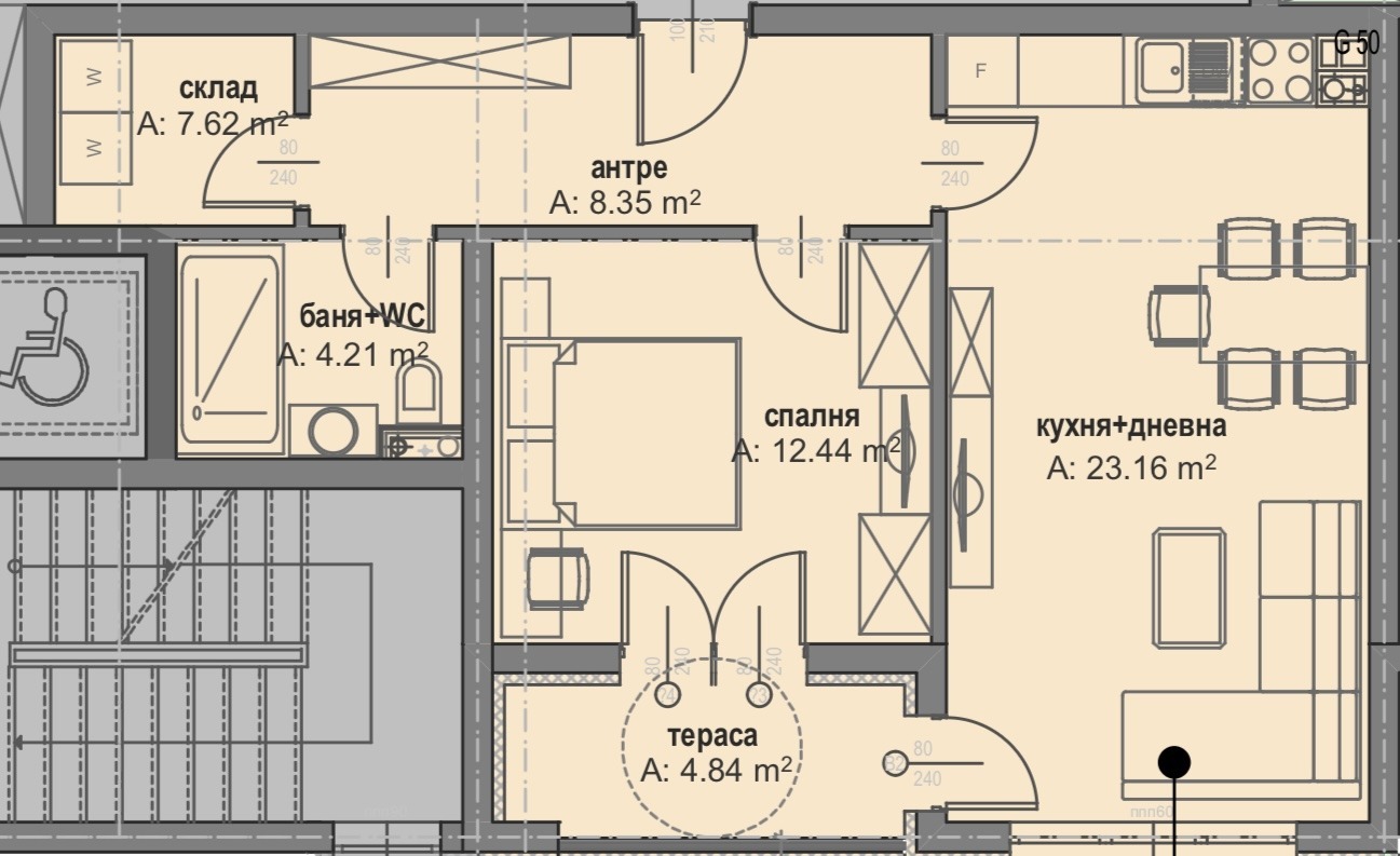 Продава 2-СТАЕН, гр. София, Малинова долина, снимка 5 - Апартаменти - 55480684