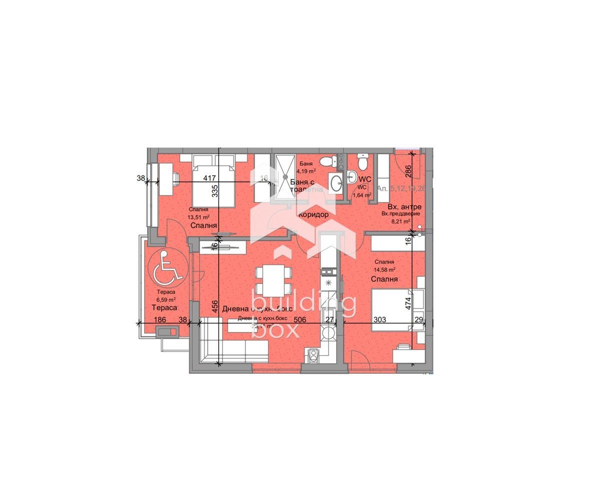 Продава 3-СТАЕН, гр. Пловдив, Остромила, снимка 2 - Апартаменти - 56625284