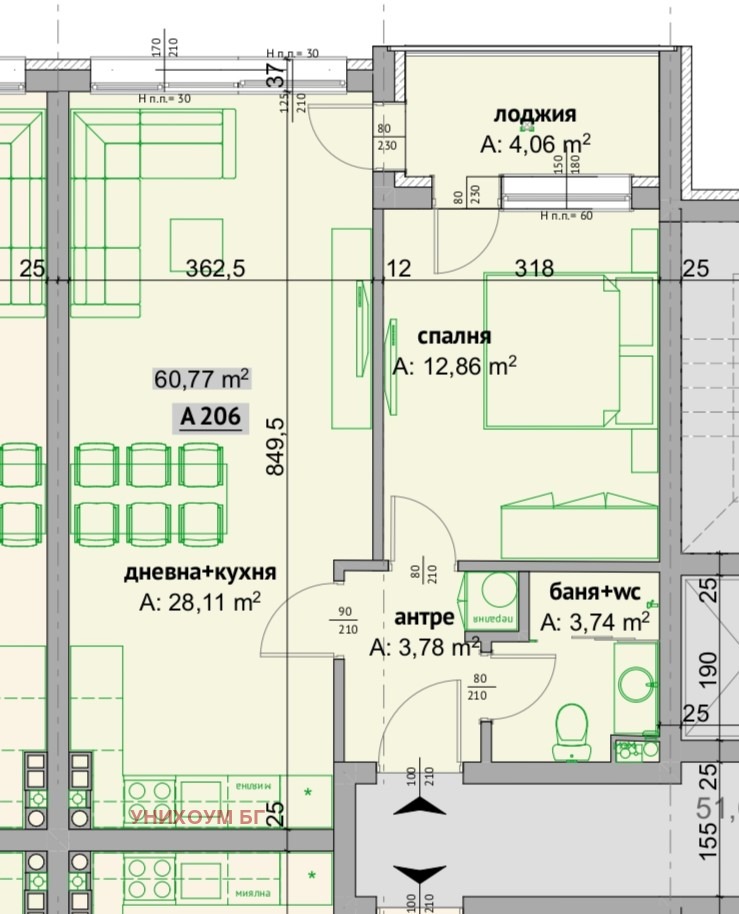 Продава 2-СТАЕН, гр. Бургас, област Бургас
