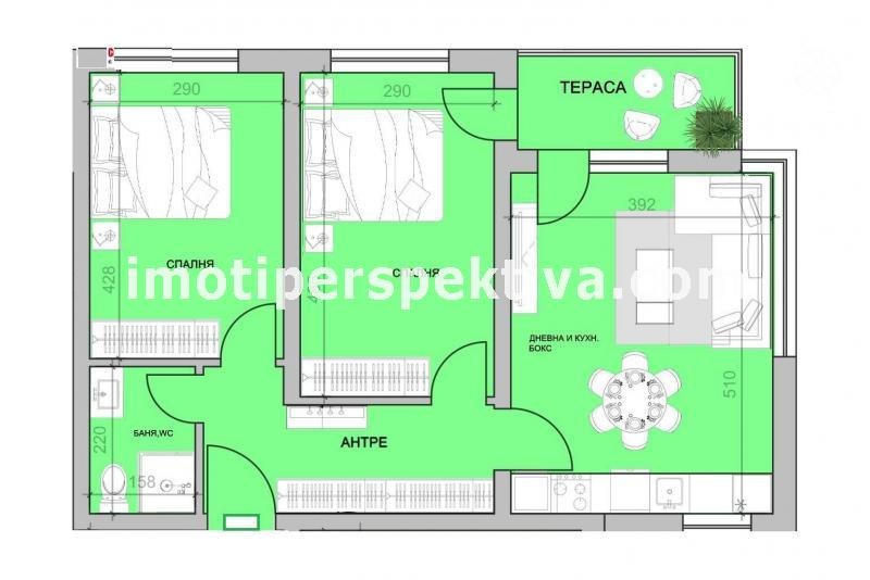 Продава 3-СТАЕН, гр. Пловдив, Христо Смирненски, снимка 10 - Aпартаменти - 49267896