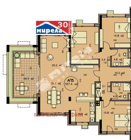 Продава 4-СТАЕН, град София, Овча купел • 442869 € / 866176.48 лв. • 91254599 1