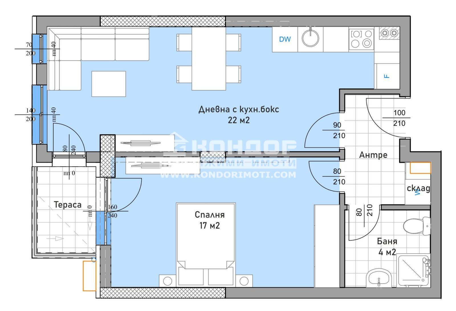 Продава 2-СТАЕН, гр. Пловдив, Христо Смирненски, снимка 2 - Апартаменти - 55222508