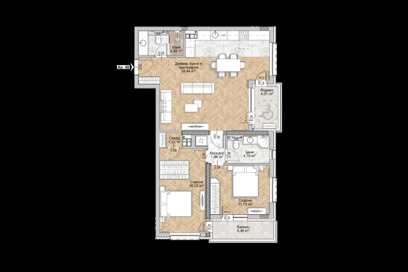 Продава 3-СТАЕН, гр. София, Люлин 8, снимка 2 - Апартаменти - 52402644