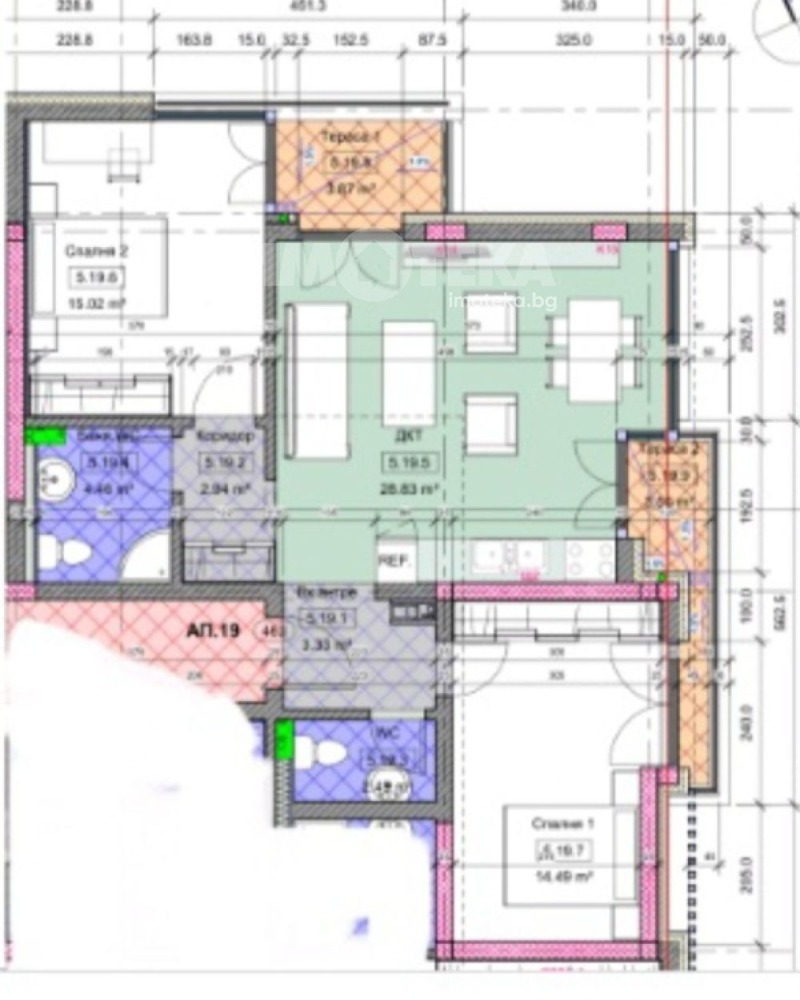 Продава 3-СТАЕН, гр. София, Витоша, снимка 3 - Апартаменти - 52606943