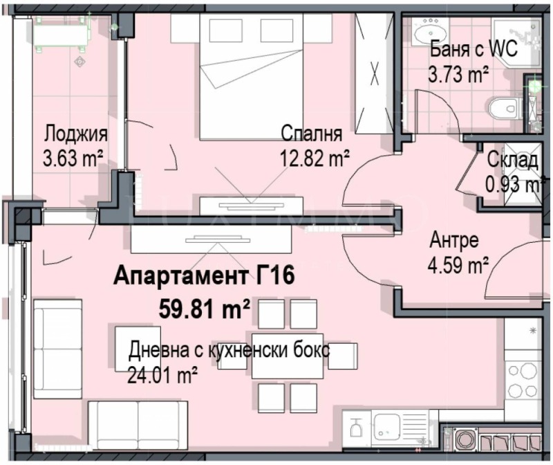 Продава 2-СТАЕН, гр. София, Кръстова вада, снимка 4 - Aпартаменти - 49461743