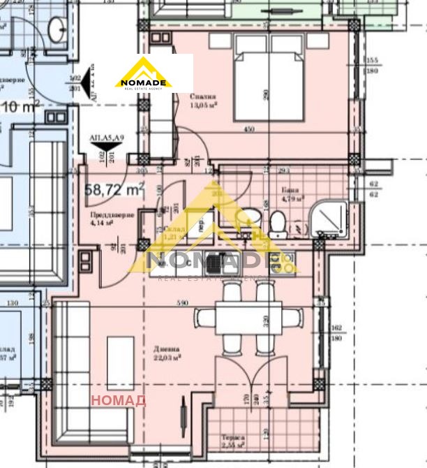 In vendita  1 camera da letto Plovdiv , Proslav , 67 mq | 58923556