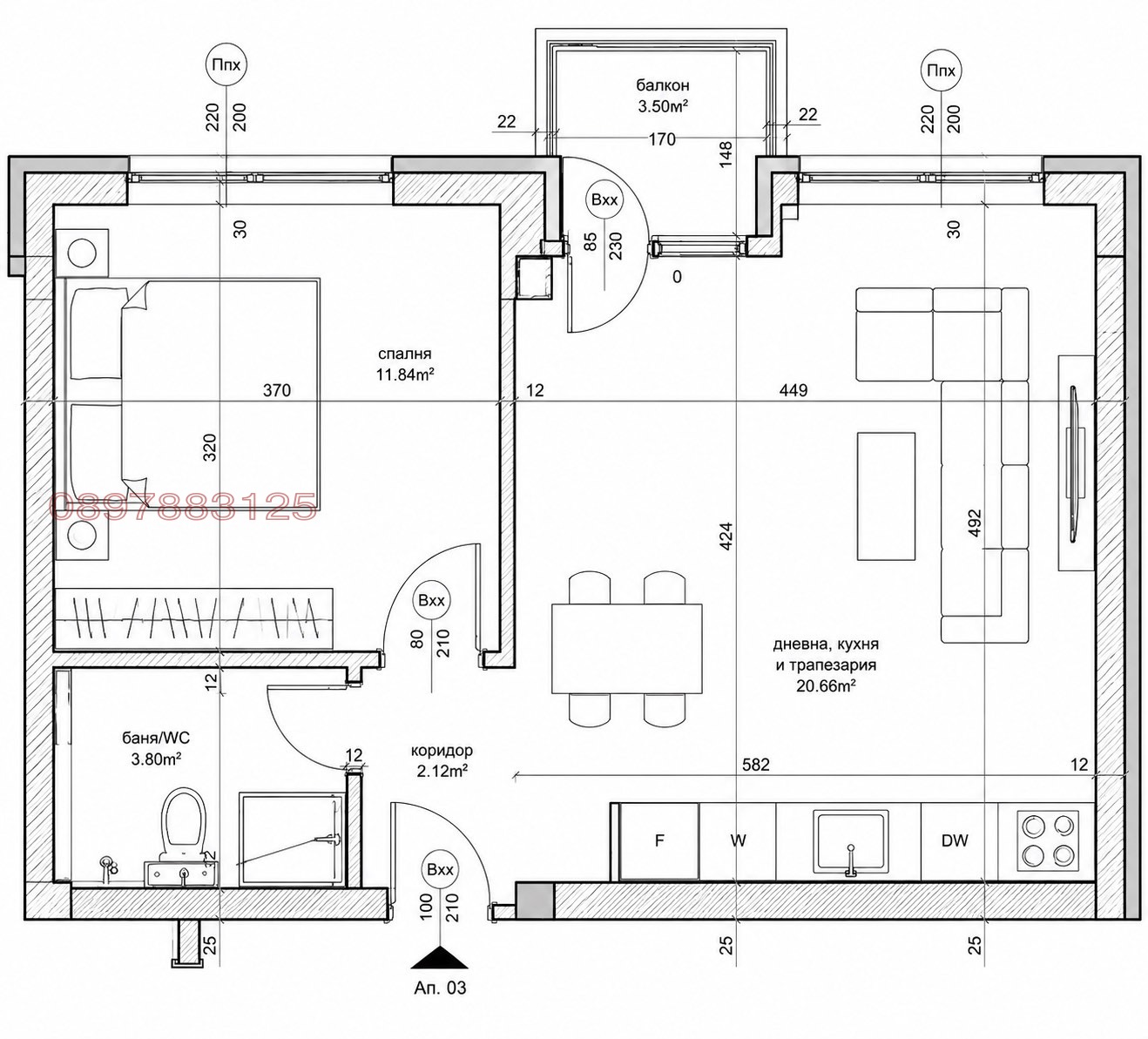 Продава 2-СТАЕН, гр. Варна, Кайсиева градина, снимка 2 - Апартаменти - 55329677