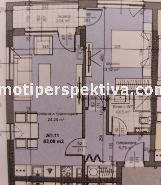 Продаја  1 спаваћа соба Пловдив , Тракија , 73 м2 | 14200791 - слика [14]