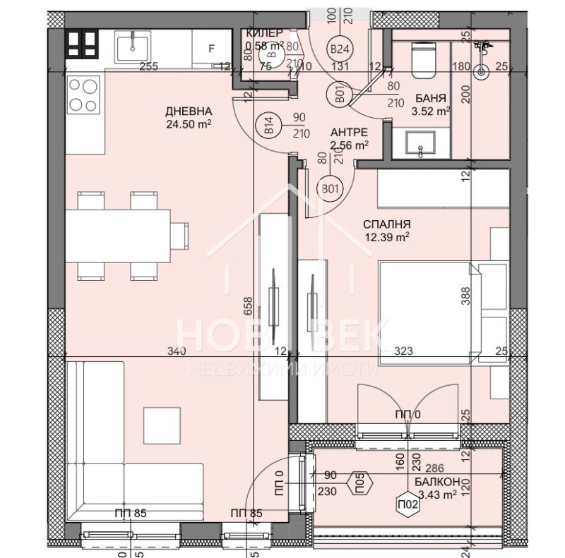 For Sale  1 bedroom Varna , Vladislav Varnenchik 1 , 65 sq.m | 74943589 - image [11]