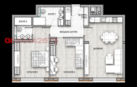 2 bedroom Krastova vada, Sofia 15