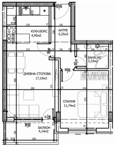 Продаја  1 спаваћа соба Пловдив , Тракија , 67 м2 | 22221868 - слика [2]