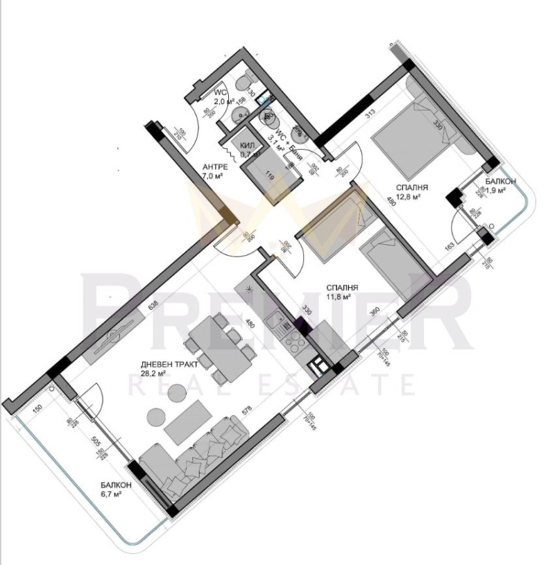 Продава 3-СТАЕН, гр. Варна, Владислав Варненчик 1, снимка 8 - Апартаменти - 52989577