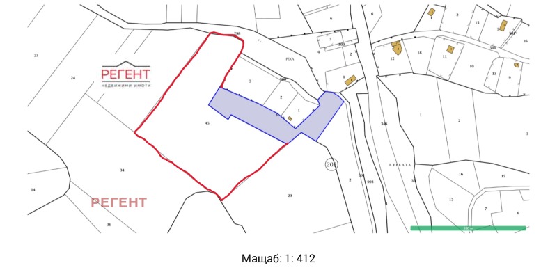 Продава ПАРЦЕЛ в област Габрово, с. Кметовци - 2315 кв.м / 30 000 € » 58 674.90 лв., РЕГЕНТ