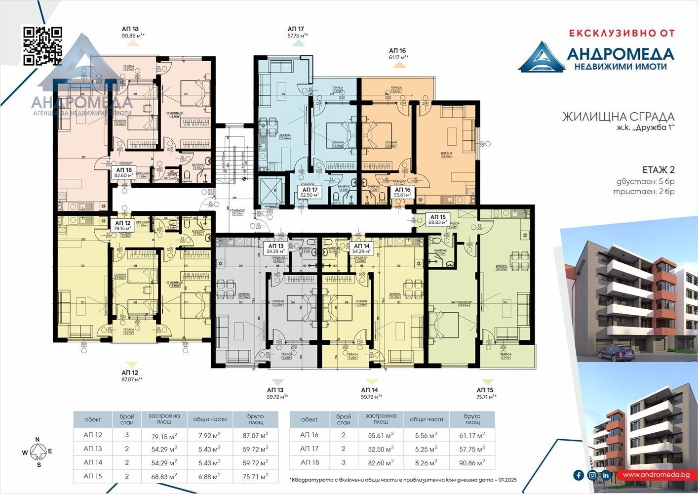 Продава 3-СТАЕН, гр. Плевен, Дружба 1, снимка 2 - Апартаменти - 51355401